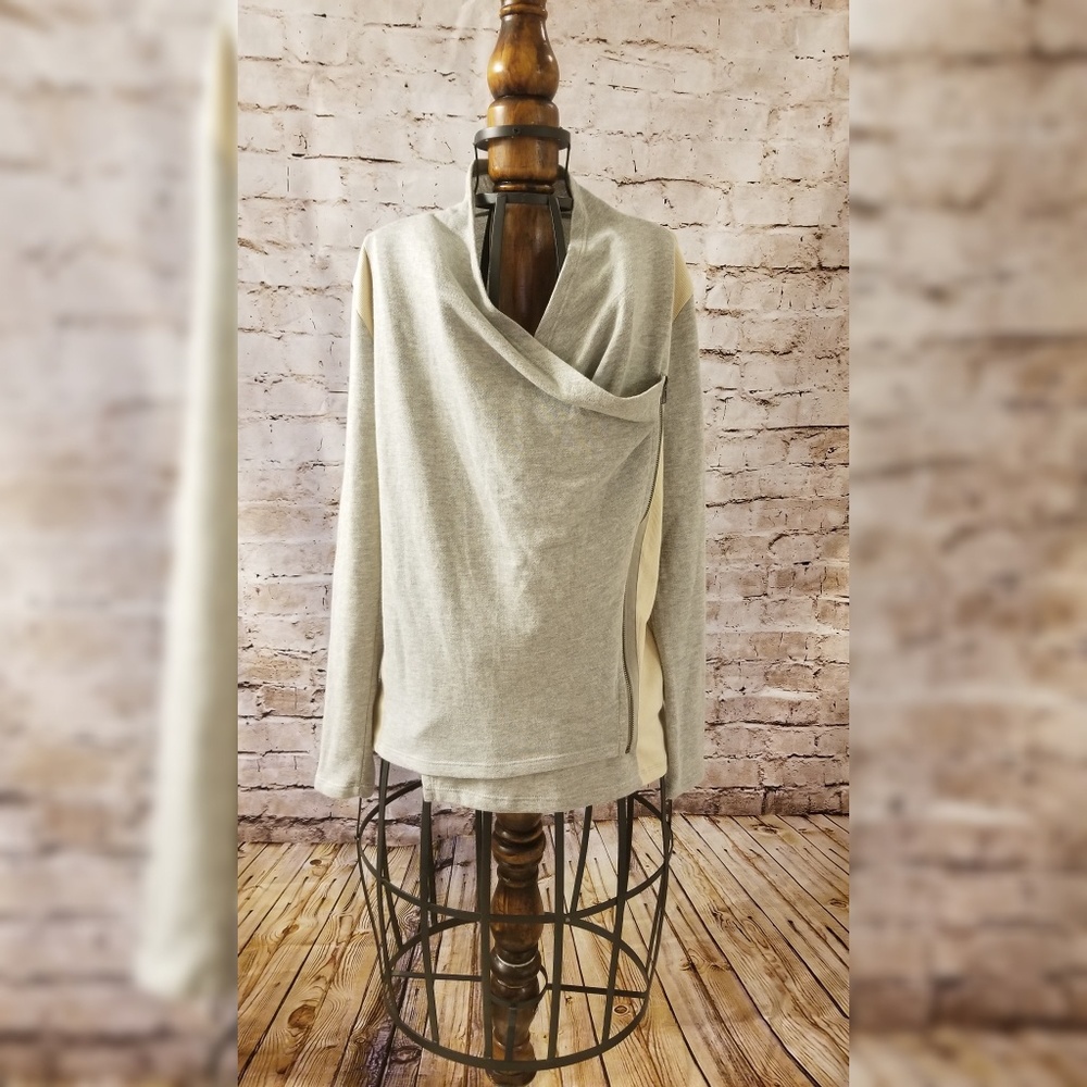 Jack by BB Dakota zip front knit jacket Sz Med